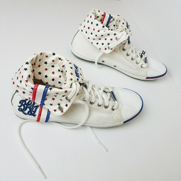 replay blue jeans shoes